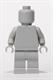 Light Bluish Gray Lego Monochrome minifigure